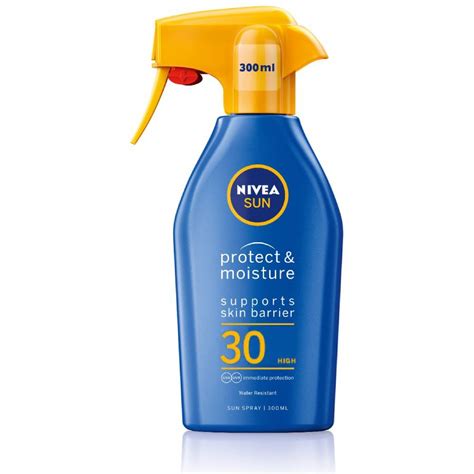 nivea sun spray factor 30.